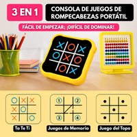 Juego De Mesa Ta Te Ti Electrónico Portátil Diversión Familiar