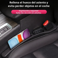 Relleno Espacio Asiento Auto Set X4 Organizador Lateral EVA