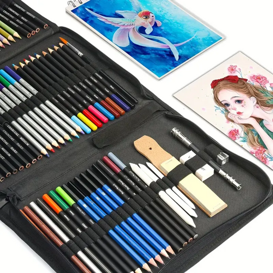 Lápices De Colores Para Dibujo Y Pintura Kit Completo 95 Piezas