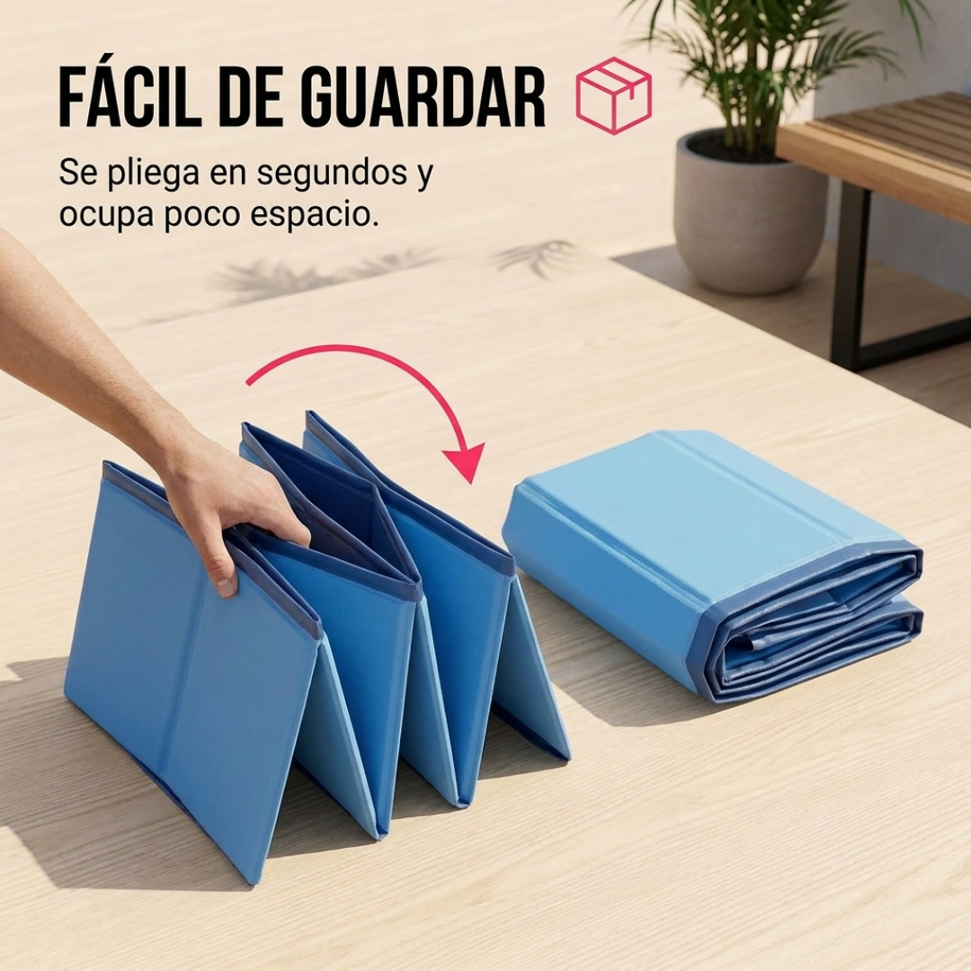 Piscina Plegable Rígida de 160 cm para Perros, Mascotas y Niños