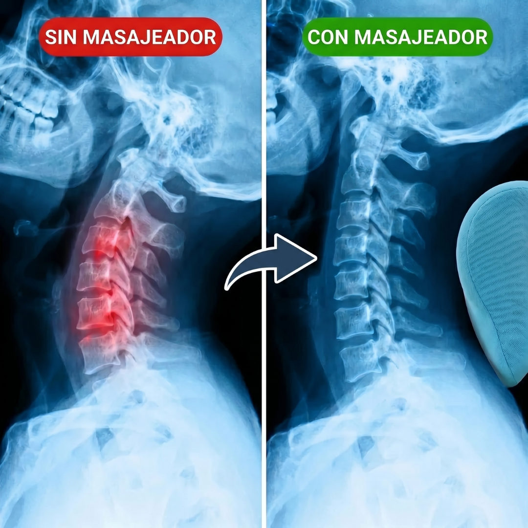 Masajeador Cervical Electroestimulación Calor y Vibración 4 en 1