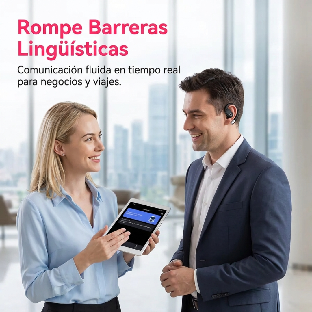 Auriculares Bluetooth Traductores con Inteligencia Artificial Traducción App IA