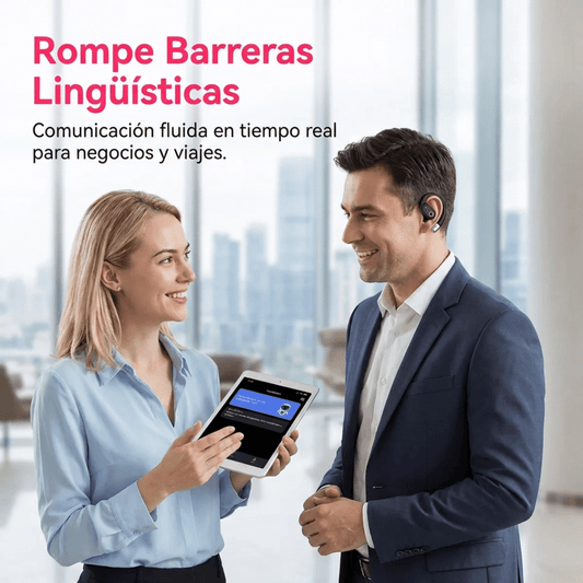 Auriculares Bluetooth Traductores con Inteligencia Artificial Traducción App IA - Muy Moderna Uruguay