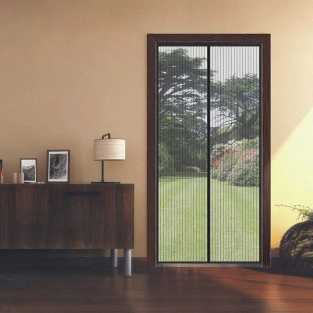 Cortina Mosquitero Magnético Puerta 210x80cm Sin Perforación