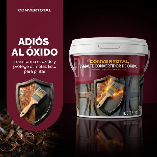 Esmalte Convertidor De Óxido Convertotal Pintura Antióxido 1 Litro