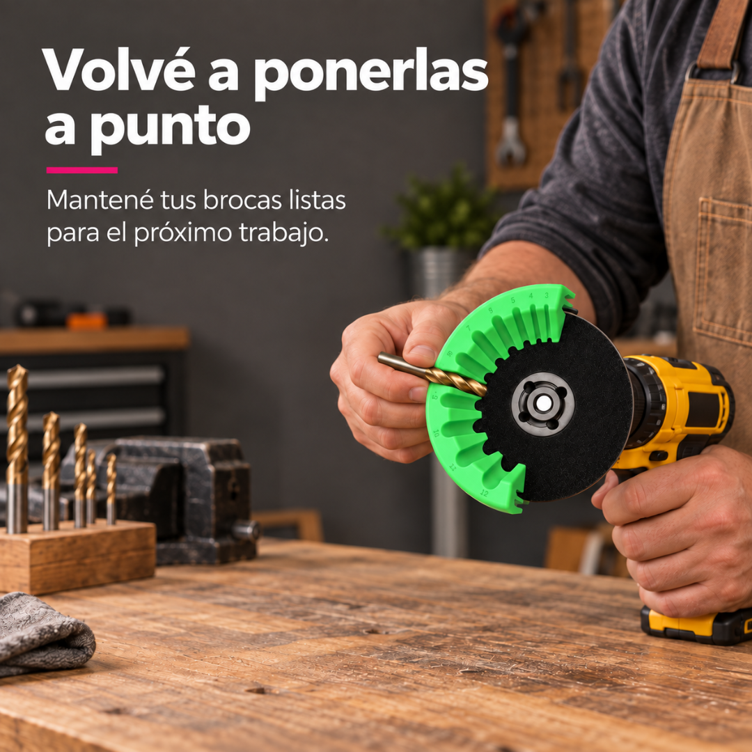 Afilador de Brocas y Mechas para Taladro de 3 a 12 mm