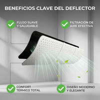 Deflector Retráctil Aire Acondicionado Extensible