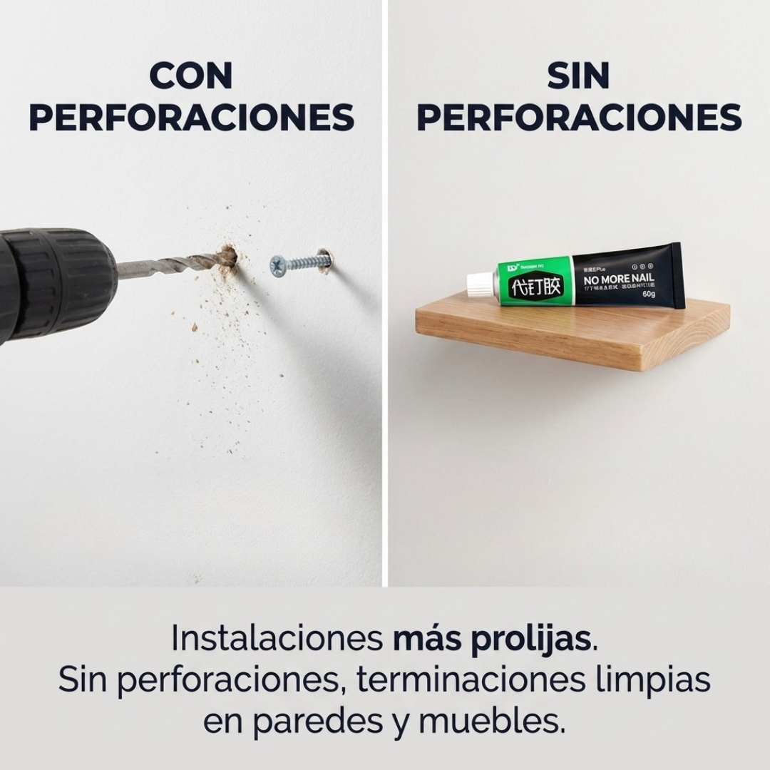 Pegamento Montaje Sin Clavos Waterproof Extra Fuerte 60g