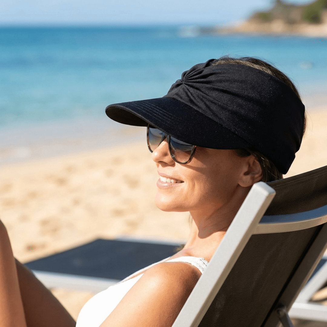 Gorro de Sol Visera Ancha Para Mujer Con Protección UV - Muy Moderna Uruguay