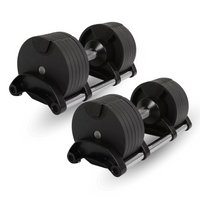 Set X2 Multi-Mancuernas de Hierro Ajustables (2kg 4kg 8kg 12kg 16kg 20kg)