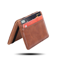Billetera Mágica Plegable de Cuero PU