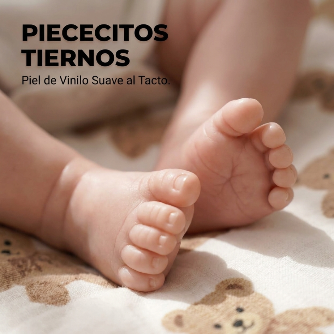 Muñeca Bebé Reborn Realista 45cm Vinilo Suave Recién Nacido