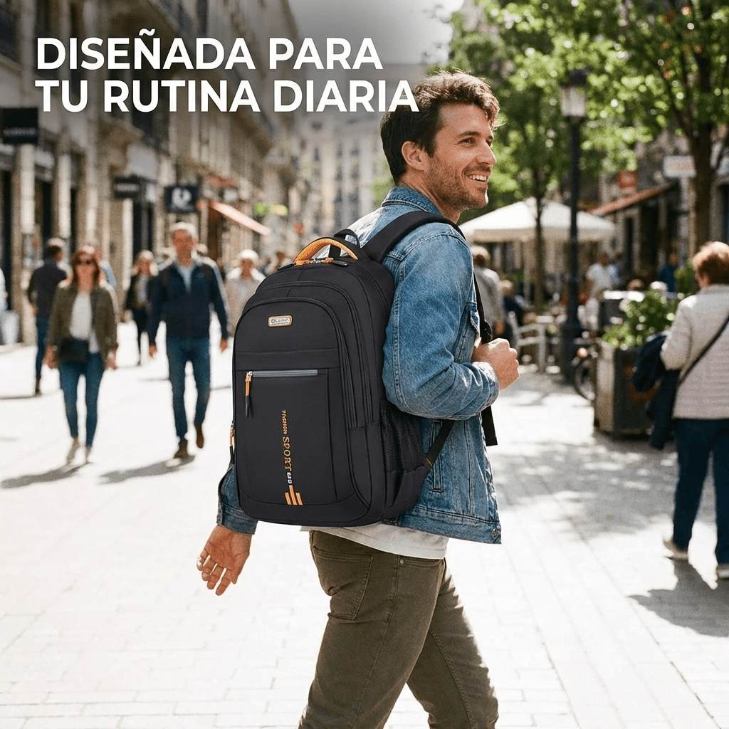 Mochila Unisex Para Trabajo Estudio Y Viaje - Muy Moderna Uruguay