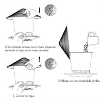 Comedero Automático Colgante para Pájaros