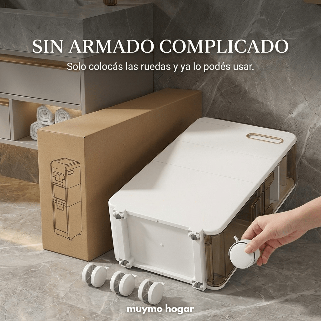 Carrito Organizador De Baño Para Espacios Reducidos - muymo hogar - Muy Moderna Uruguay