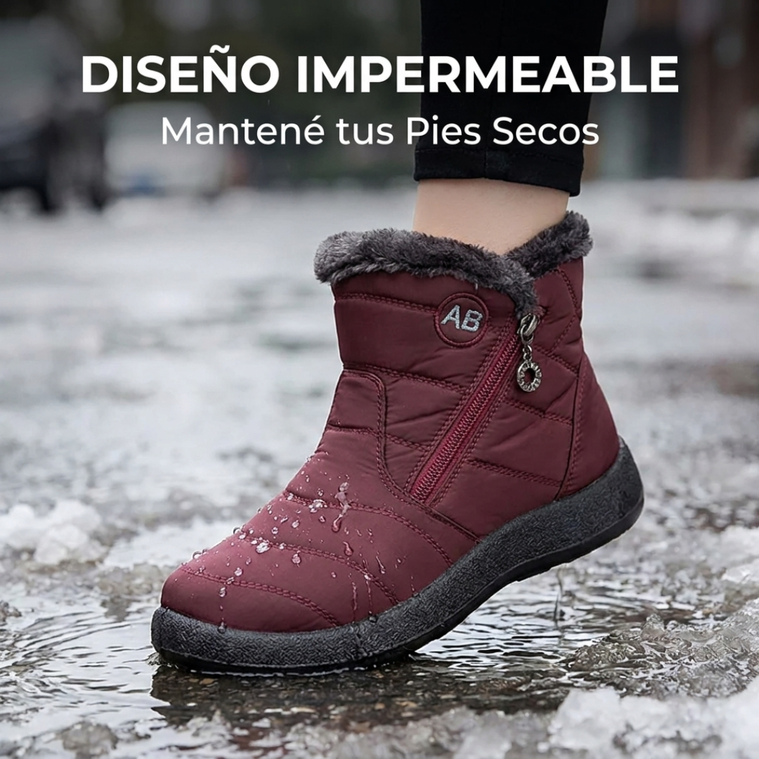 Botas Impermeables de Invierno Interior de Corderito