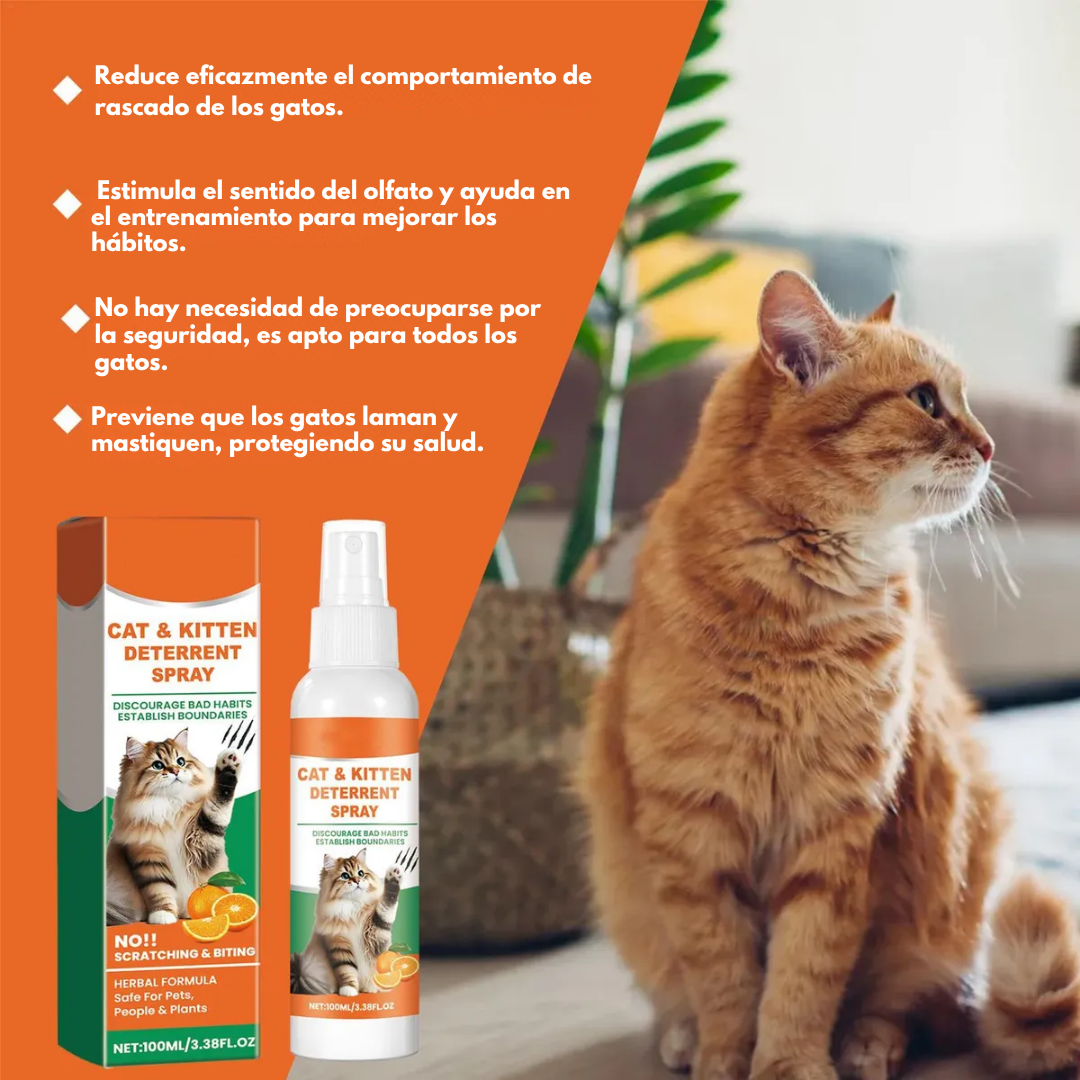 Repelente Gatos 100% Natural Evita Arañazos Y Orina 100ml