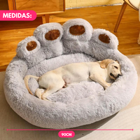 Cama Suave con Forma de Pata para Mascotas hasta 30kg