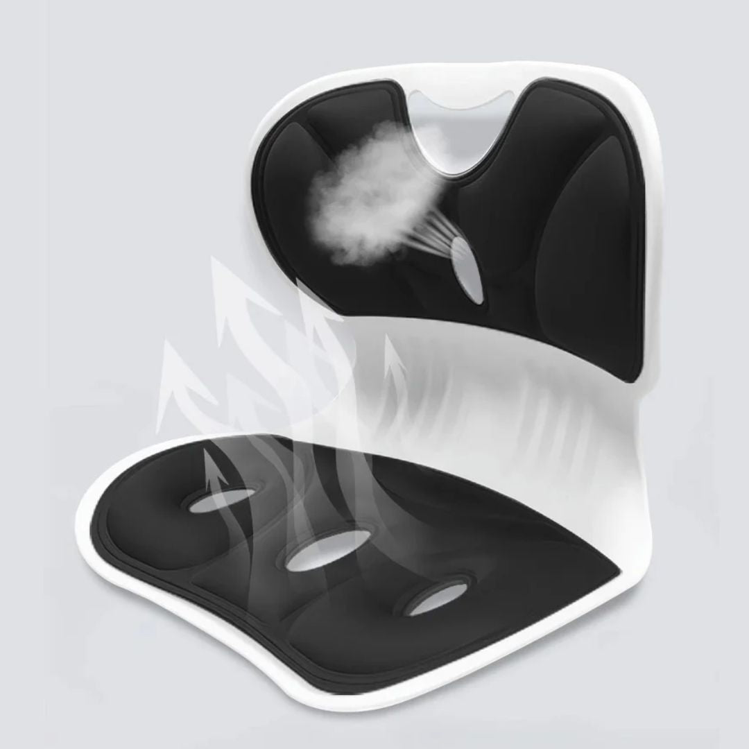 Asiento Corrector De Postura Con Respaldo Acolchonado