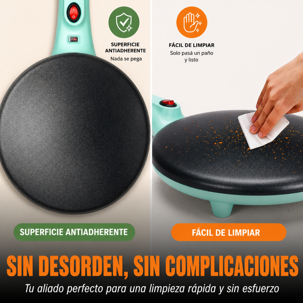 CrepMaker Máquina de Panqueques y Crepes