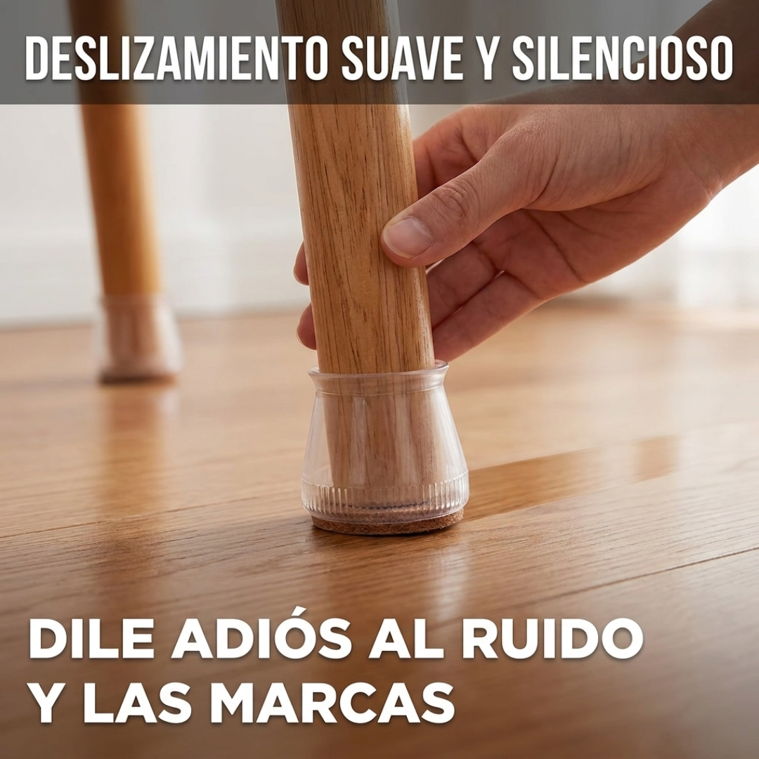 Set x24 Protectores de Silicona para Muebles