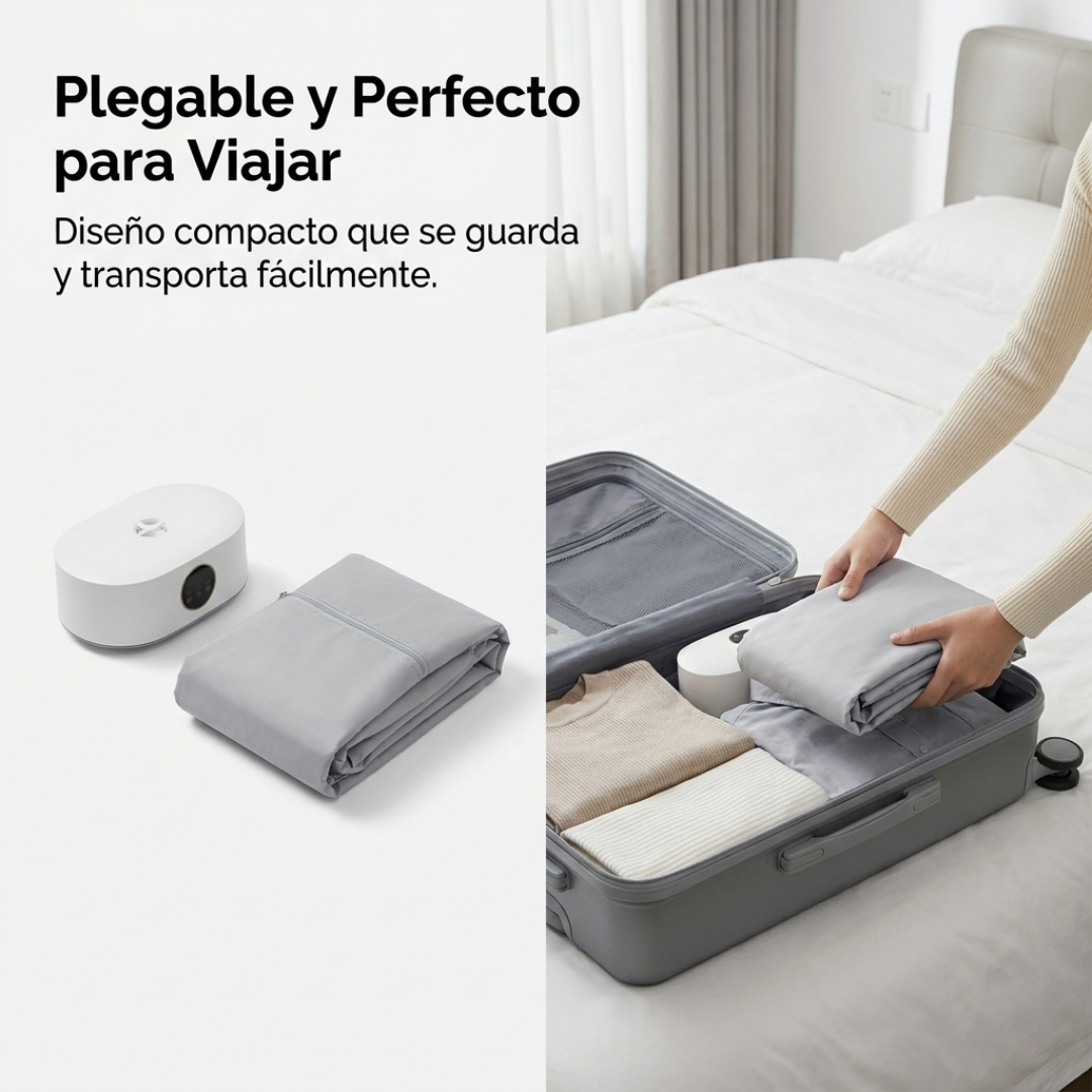 Secador de Ropa Portátil Colgante 600W con Control Remoto