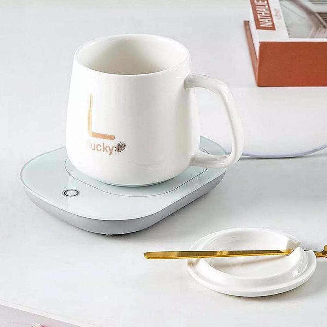 Taza de Cerámica con Base Calentadora 220v