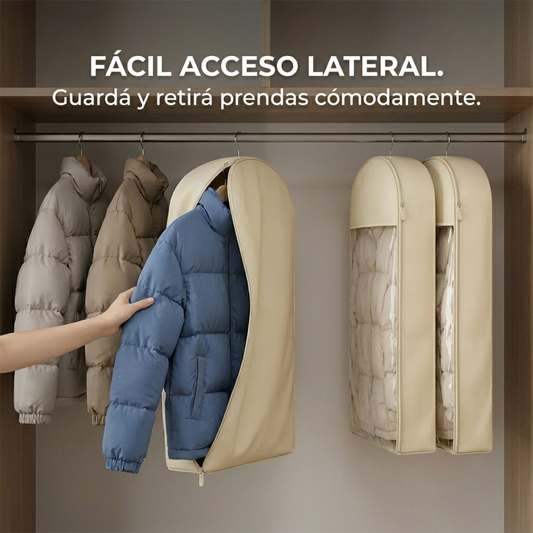 Organizador de Ropa Colgante con Compresión para Abrigos