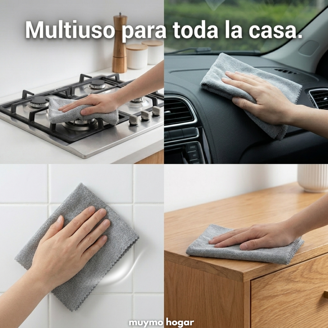 Rollo 75 Paños de Microfibra Reutilizables - muymo