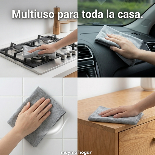 Rollo 75 Paños de Microfibra Reutilizables - muymo
