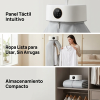 Secador de Ropa Portátil Colgante 600W con Control Remoto