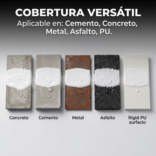 Impermeabilizante de Alta Elasticidad Para Techos Y Cemento 1L - Muy Moderna Uruguay