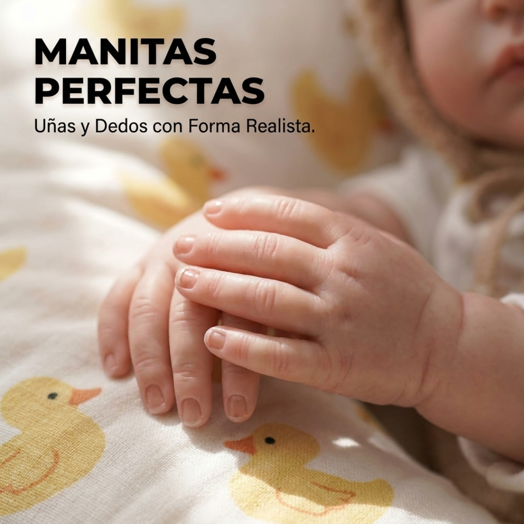Muñeca Bebé Reborn Realista 45cm Vinilo Suave Recién Nacido