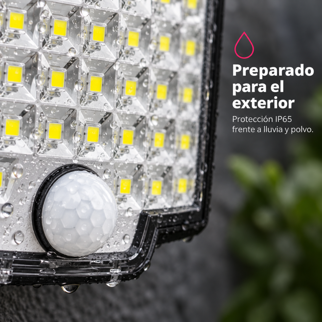 Reflector Solar 243 LED con Sensor de Movimiento ecoinnova