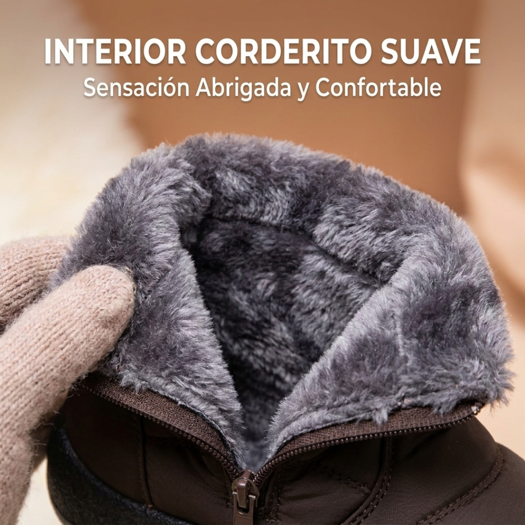 Botas Impermeables de Invierno Interior de Corderito