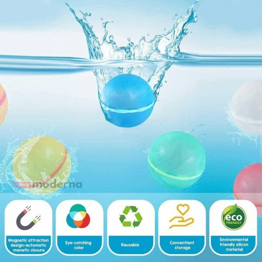 Bombitas de Agua Reutilizables Magnéticas
