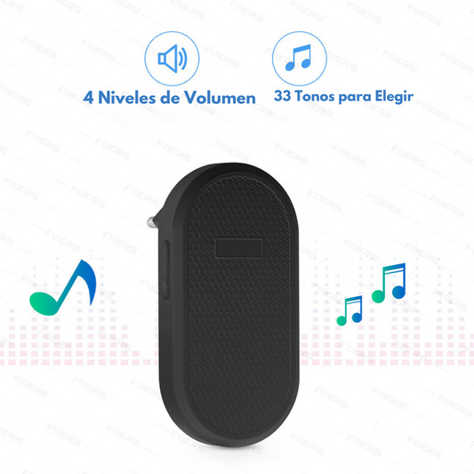 Timbre Inalámbrico Exterior con 32 Melodías