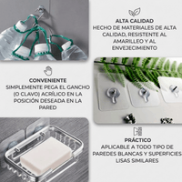 Pack x6 Adhesivos con Tornillo Sin Perforación Para Cocina Y Baño - Muy Moderna Uruguay
