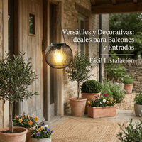 Farol Solar Colgante Para Jardín - Muy Moderna Uruguay