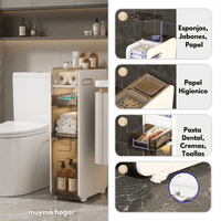 Carrito Organizador De Baño Para Espacios Reducidos - muymo hogar - Muy Moderna Uruguay