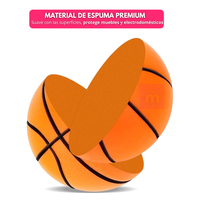 Pelota Basketball N°5 Silenciosa Interior Espuma Pu Antiruido