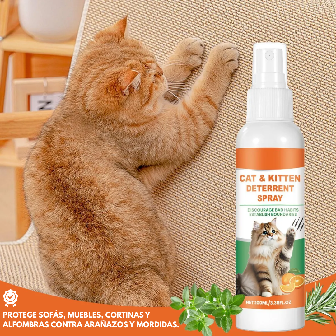 Repelente Gatos 100% Natural Evita Arañazos Y Orina 100ml