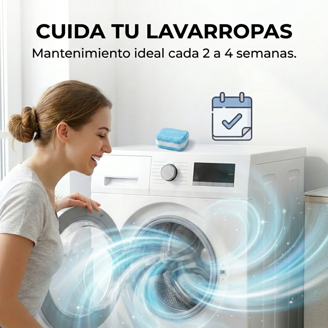 Tabletas Limpiadoras para Lavadora x30 Concentradas