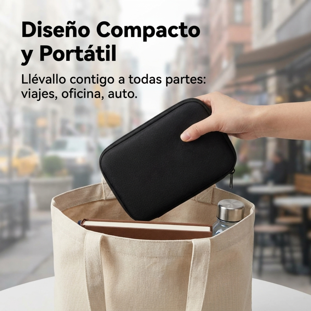 Kit de Costura Completo Portátil con Hilos Agujas Tijera y Cinta Métrica