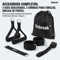 Set Bandas De Resistencia Con Asas Fitness Unbreak - Muy Moderna Uruguay