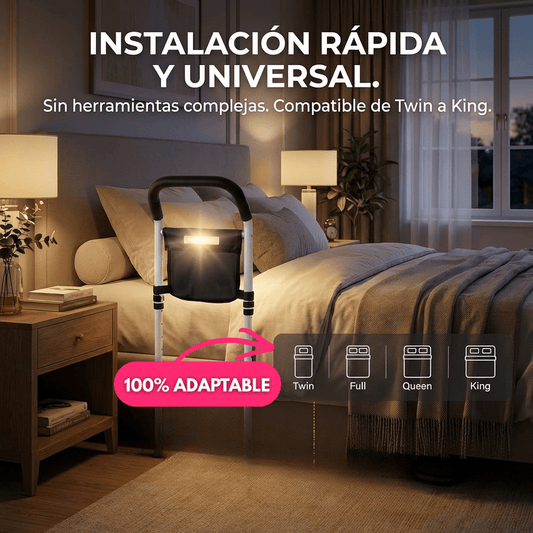 Pasamanos de Cama con Luz LED - Muy Moderna Uruguay