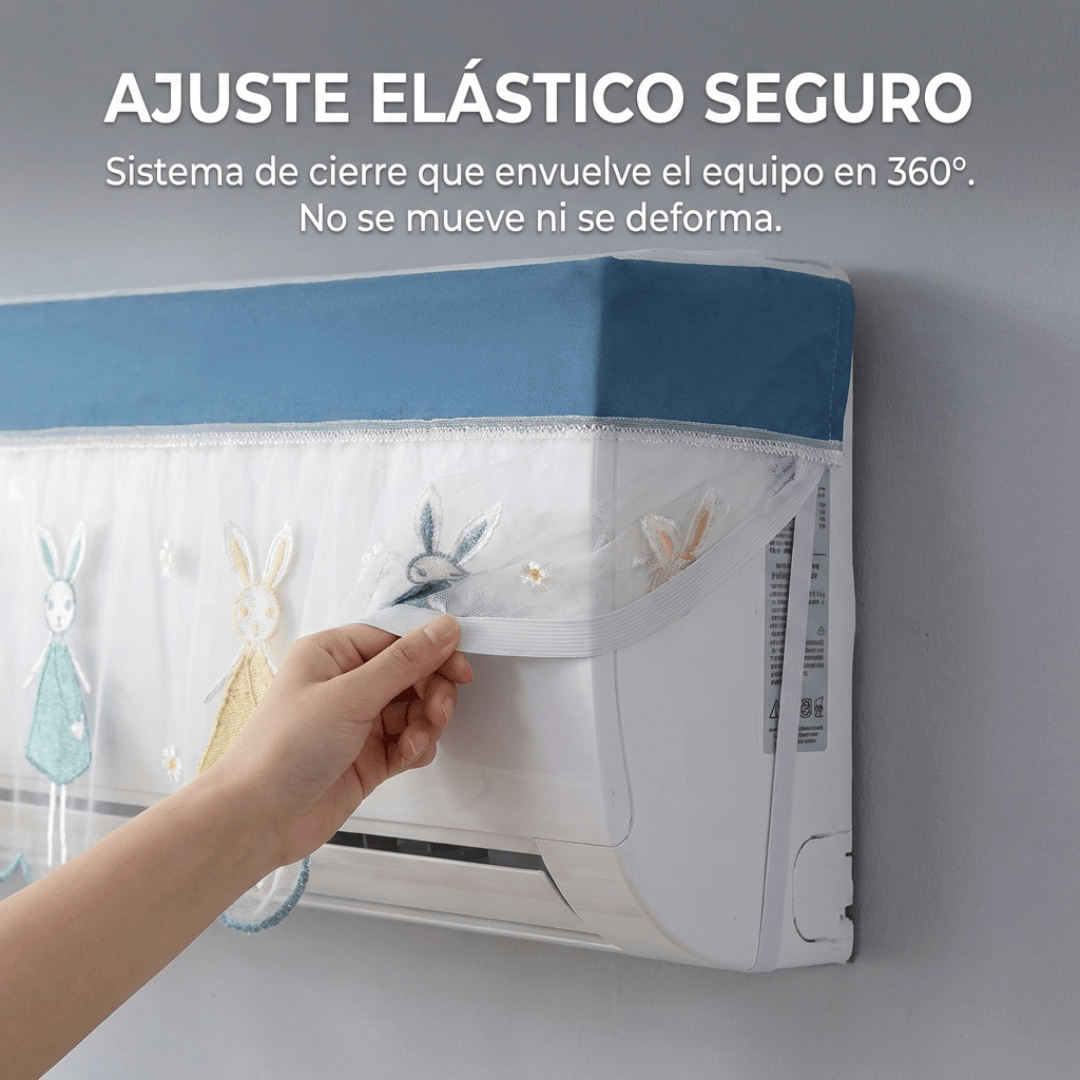 Cobertor Protector Para Aire Acondicionado Interior Lavable - Muy Moderna Uruguay