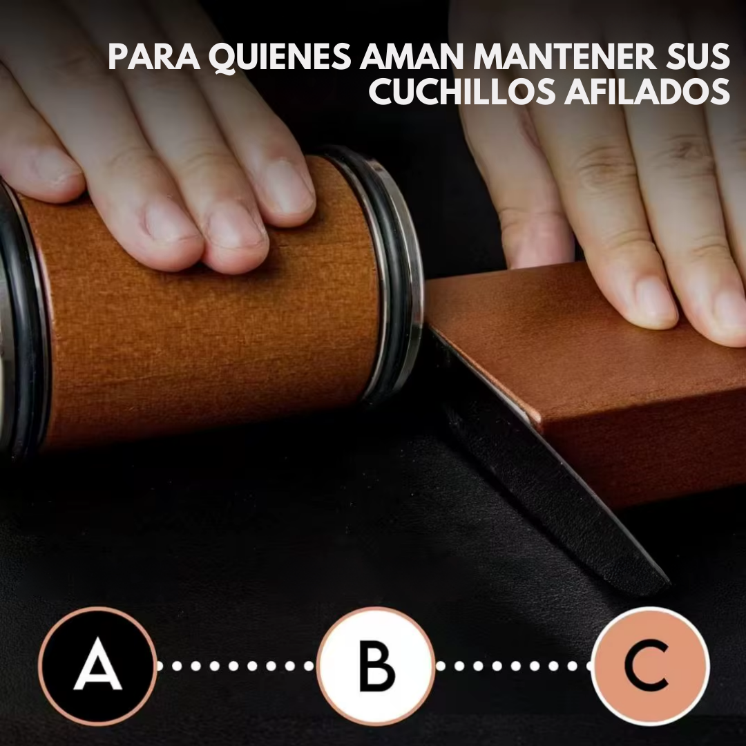 Afilador de Cuchillos Profesional Magnético con Recubrimiento de Diamante