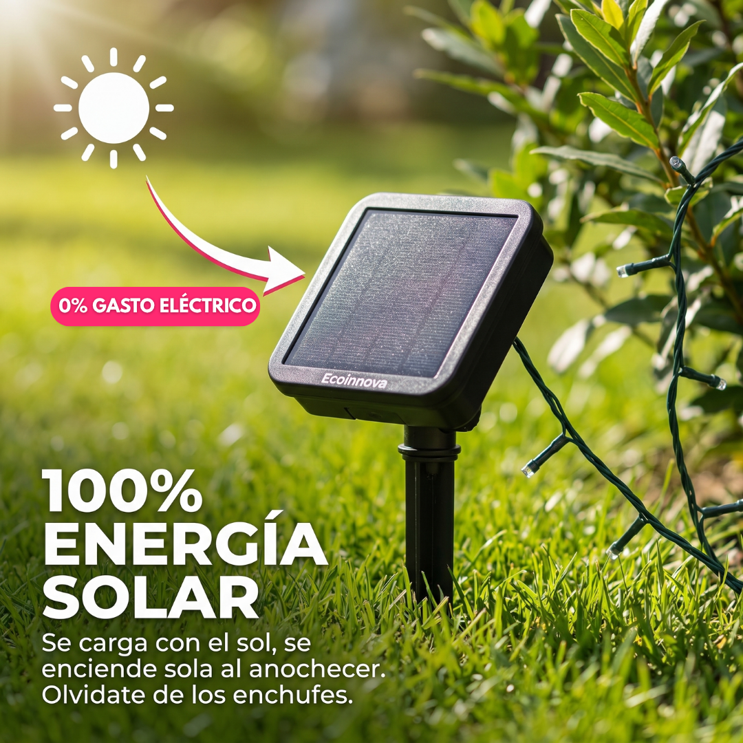 Guirnalda Solar Led Fairy 12m - Ecoinnova