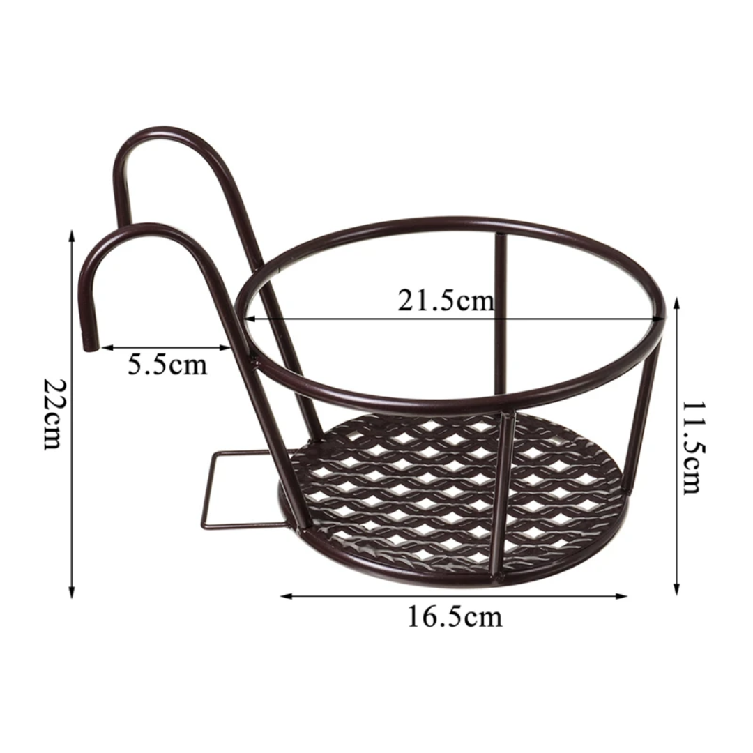 Soporte de Macetas Colgante para Balcón